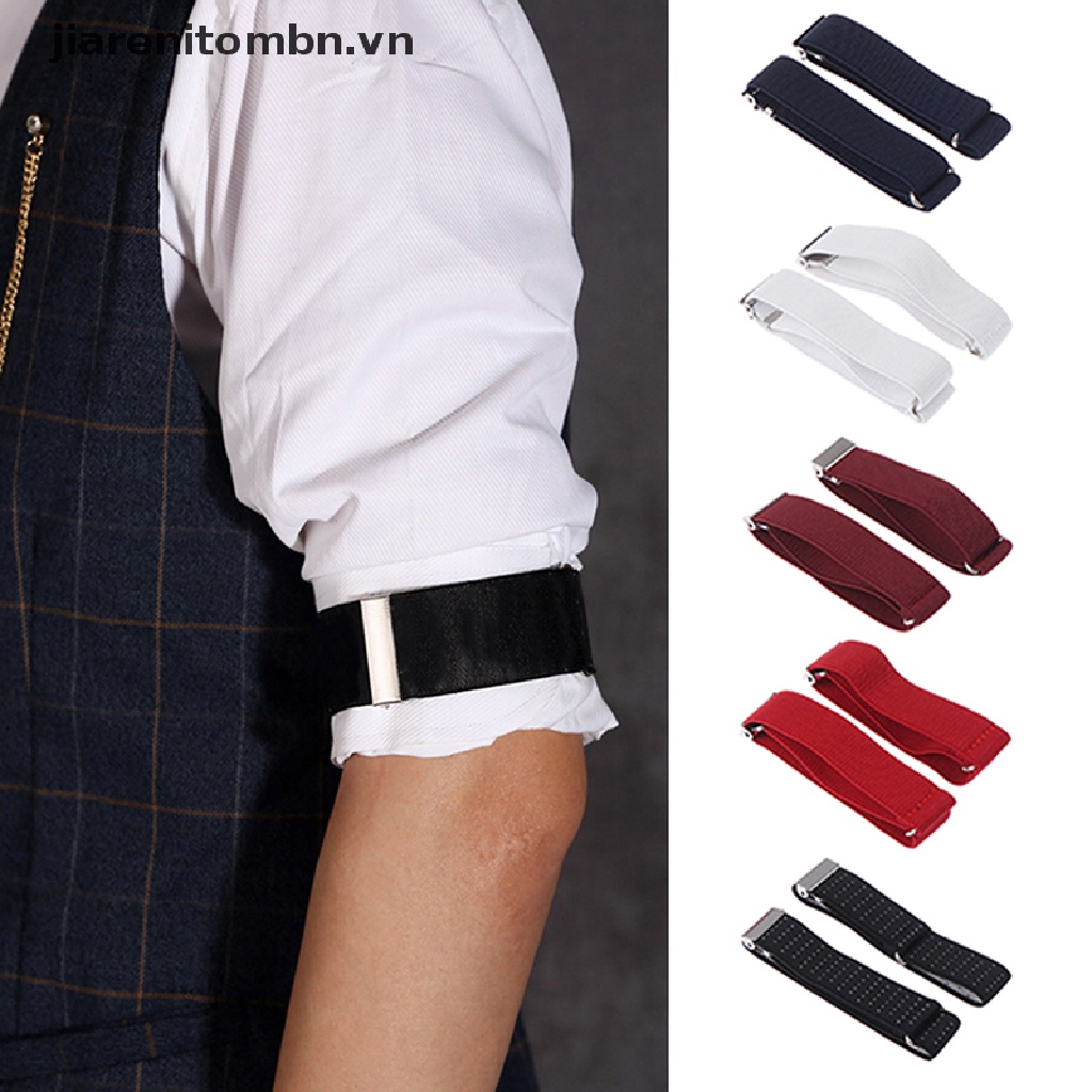 Jiarenitombn Dây Đai Co Giãn Đeo Tay Áo Sơ Mi Chống Trượt Có Thể Điều Chỉnh