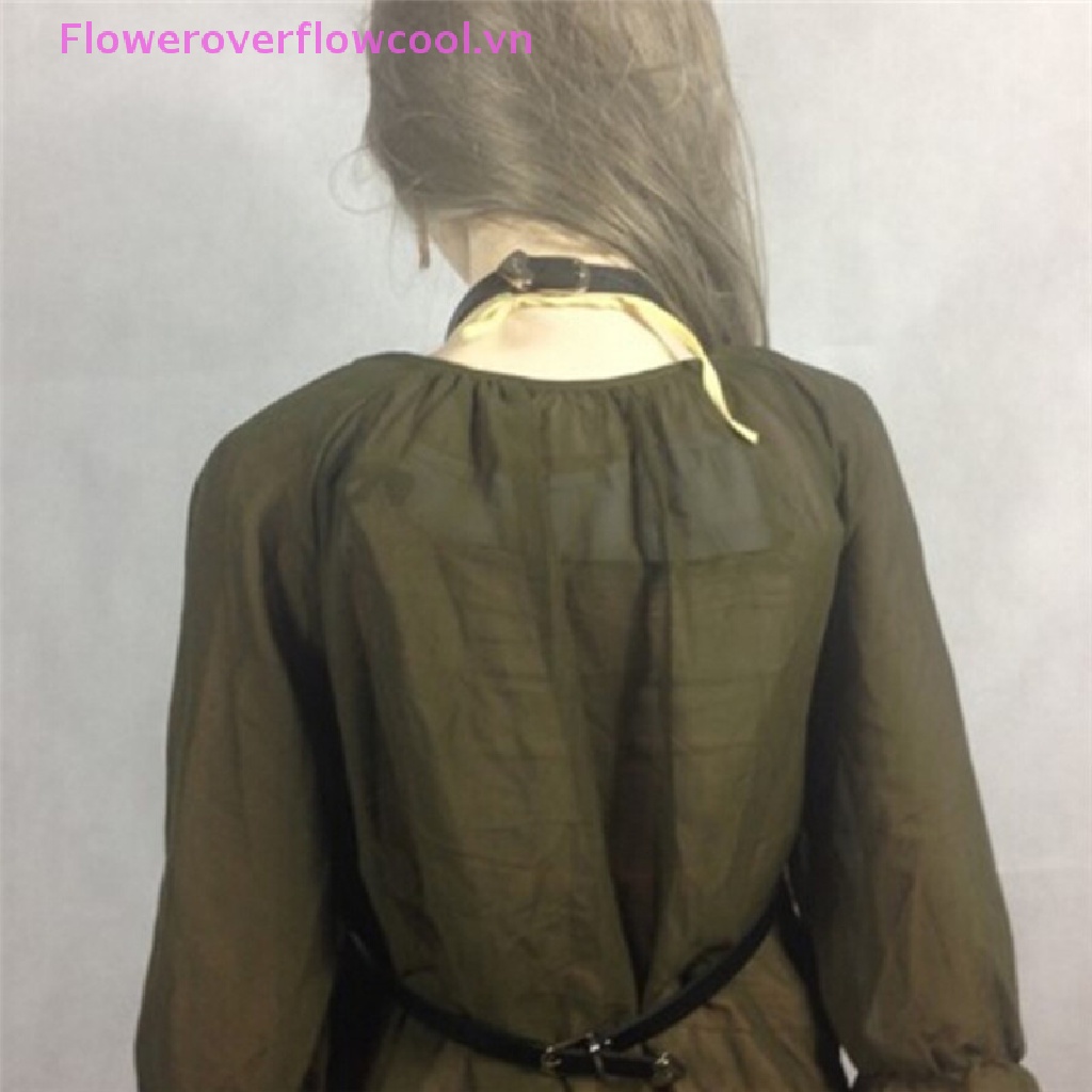 Thắt Lưng Choker Da Phong Cách Gothic Punk Gợi Cảm Cho Nữ