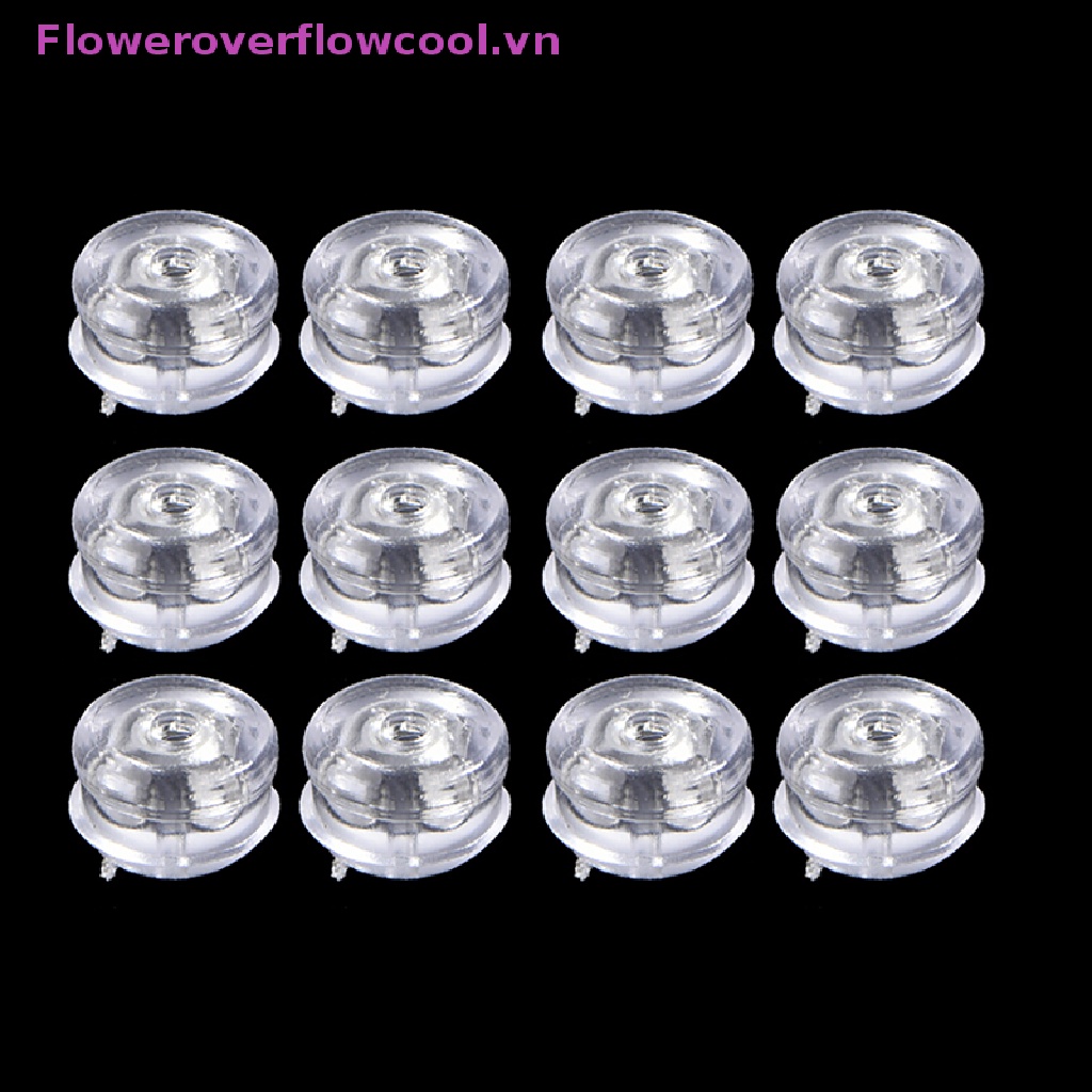 Bộ 10 Nút Bịt Bông Tai Bằng Nhựa Mềm Trong Suốt Tiện Dụng