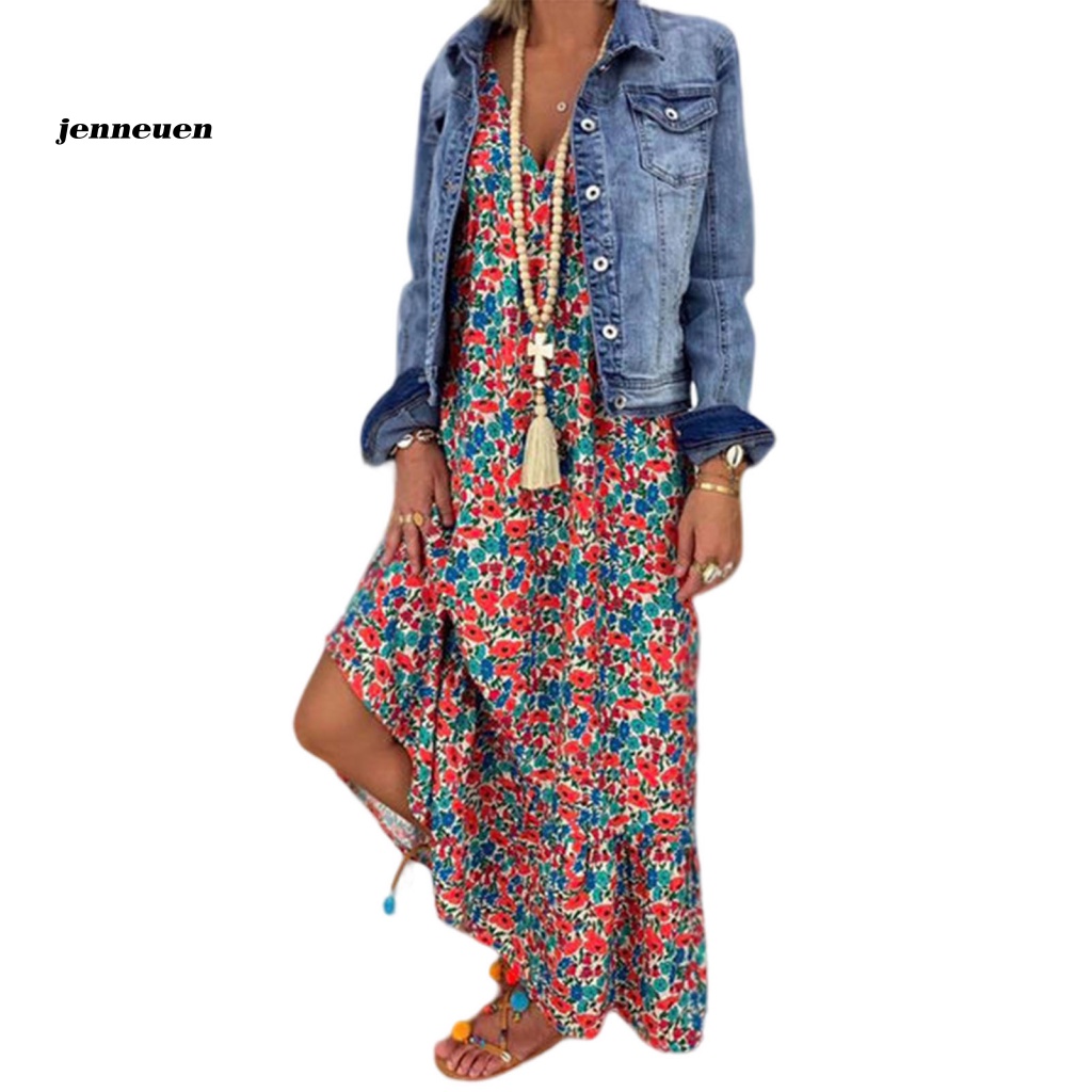 Jen Bohemia Váy Không Tay