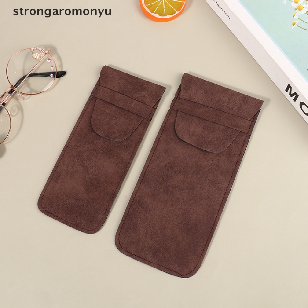 Túi Đựng Bút Mini Bằng Da PU Phong Cách Vintage Dành Cho Nam Nữ