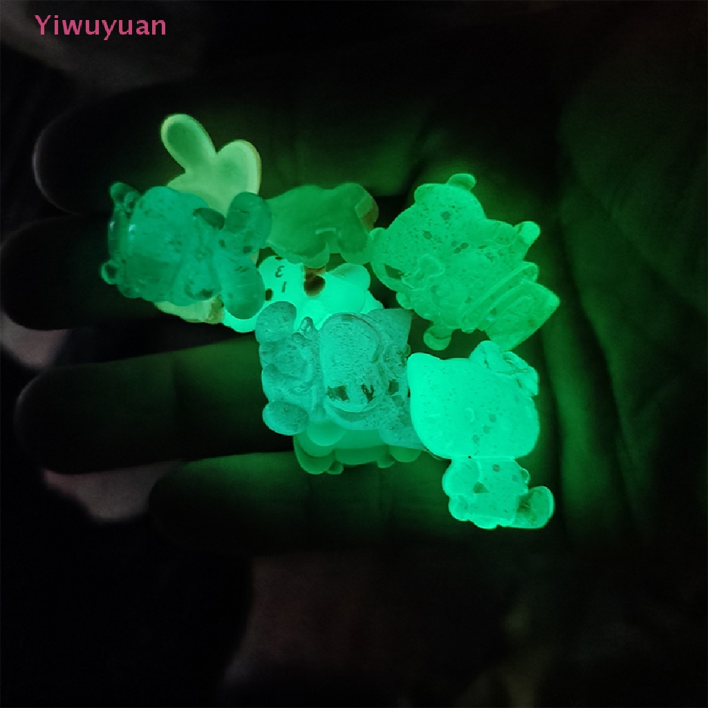 Bộ 10 Phụ Kiện Trang Sức Hình Chú Chó Cinnamon Phát Sáng Kulomi Meimei Mới