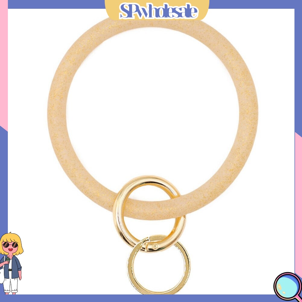 <SPwholesale> Vòng Đeo Tay Thể Thao / Móc Chìa Khóa Bằng Silicone < Spwholeale