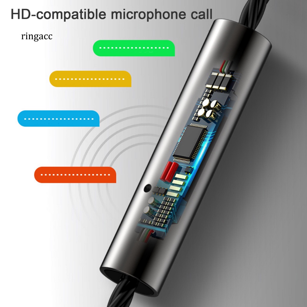 Tai Nghe Bass Thể Thao Nhét Tai Có Dây Thay Đổi Âm Thanh Cho Điện Thoại