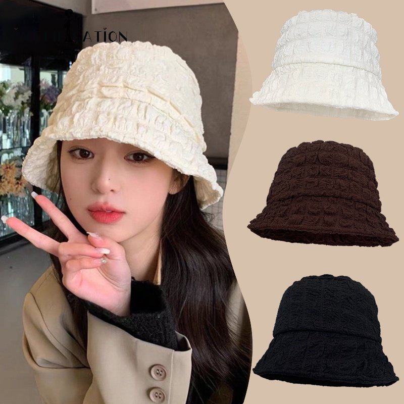 Mũ Bucket Chất Liệu Chiffon Mỏng Thoáng Khí Phong Cách Thể Thao Thời Trang Mùa Hè Cho Nữ