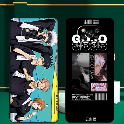 Ốp Điện Thoại TPU Mềm Chống Rơi In Hình Anime Cho Xiaomi Poco X3 NFC Pro CE16 Jujutsu Kaisen Gojo Satoru