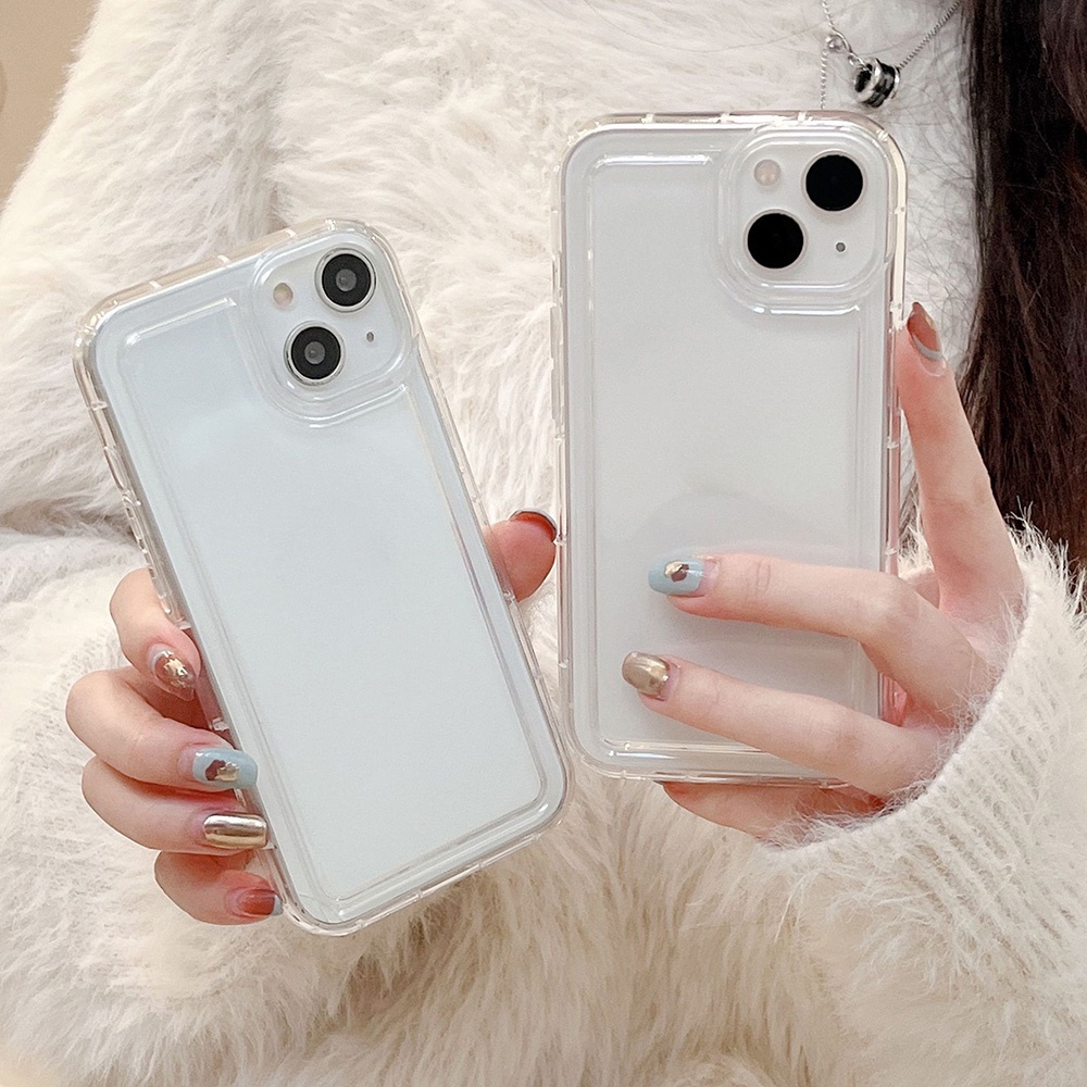 Ốp Điện Thoại Mềm Trong Suốt Chống Sốc Cho IPhone 14 11 Pro Max 13 12 8 7 Plus XS X XR SE 2020