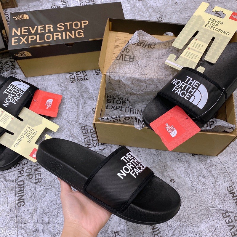 *HÀNG CHÍNH HÃNG* DÉP THE NORTH FACE BLACK WHITE CỰC HOT HIT