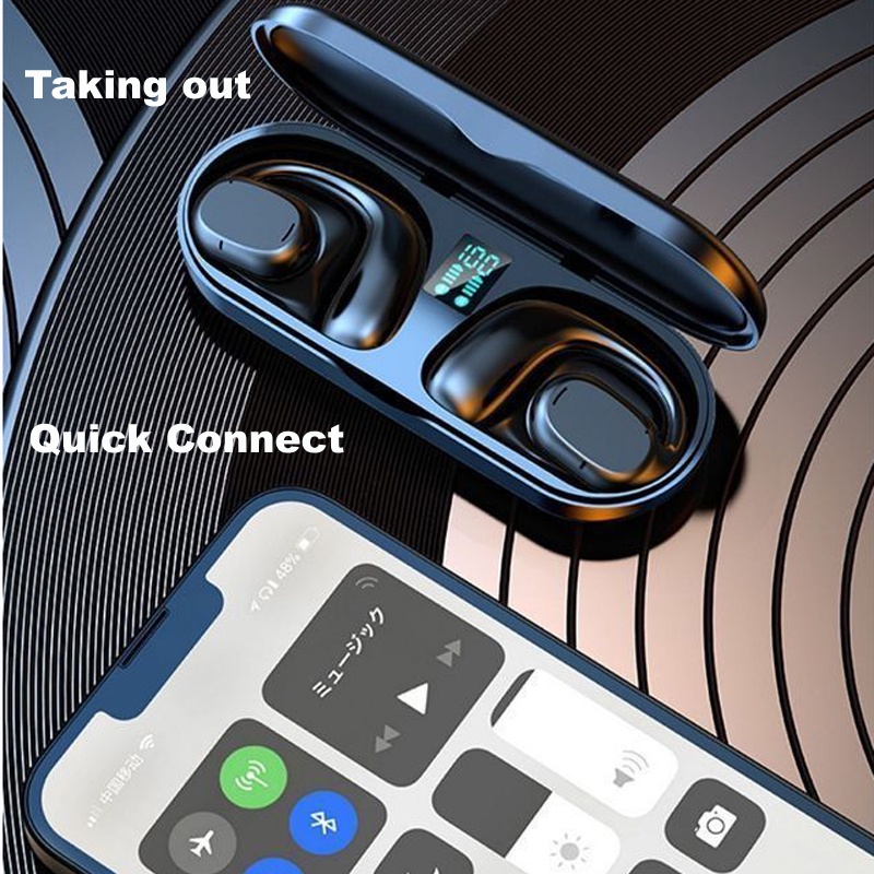 Tai nghe không dây W11 Xương Truyền Âm Qua Xương VớI Mic ChấT LượNg Cao Kè