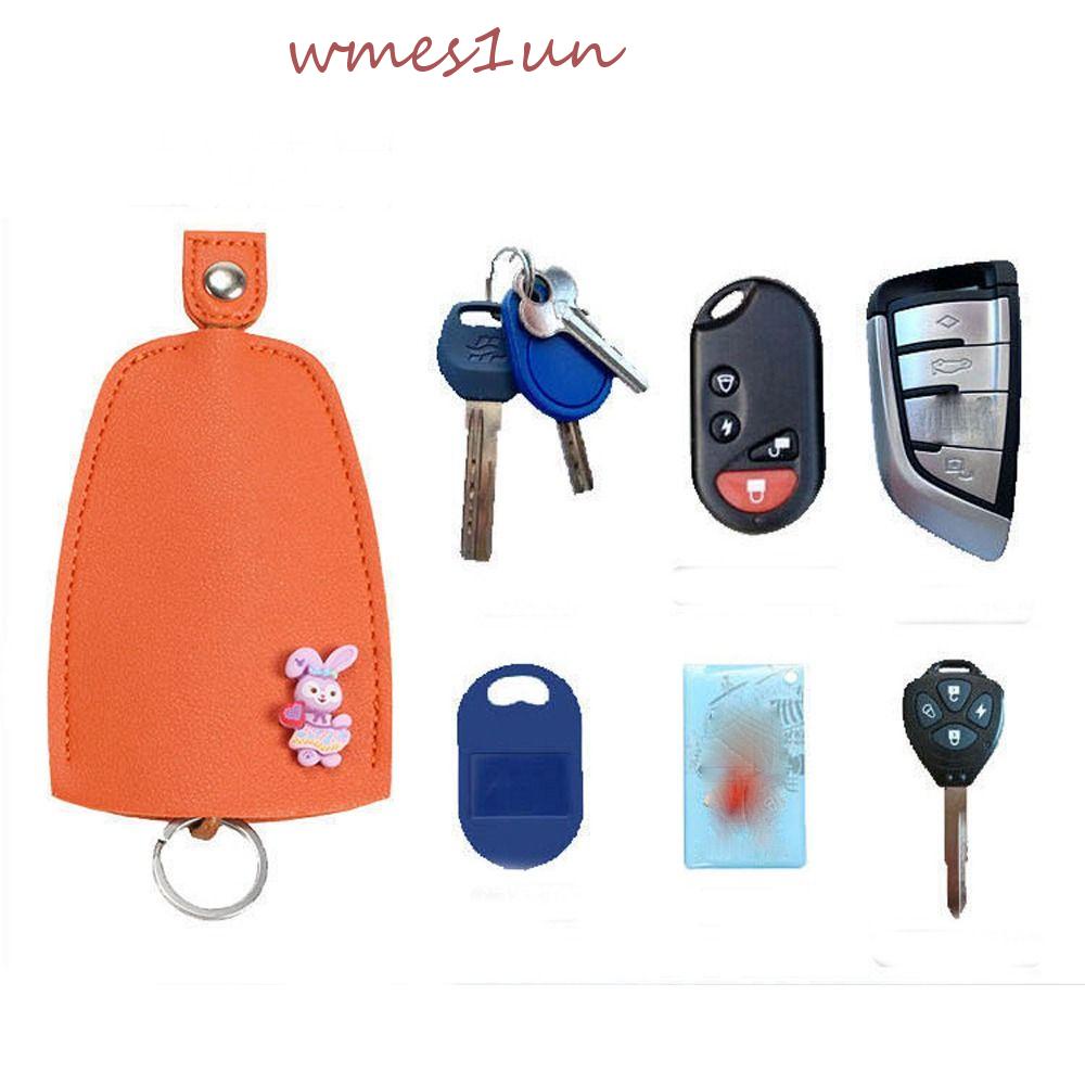 Túi Đựng Chìa Khóa Xe Hơi WMES15H Bằng Da PU Chống Thấm Nước Họa Tiết Hoạt Hình Melody / Chú Chó Melody Dễ Thương Cho Nam Giá Đỡ