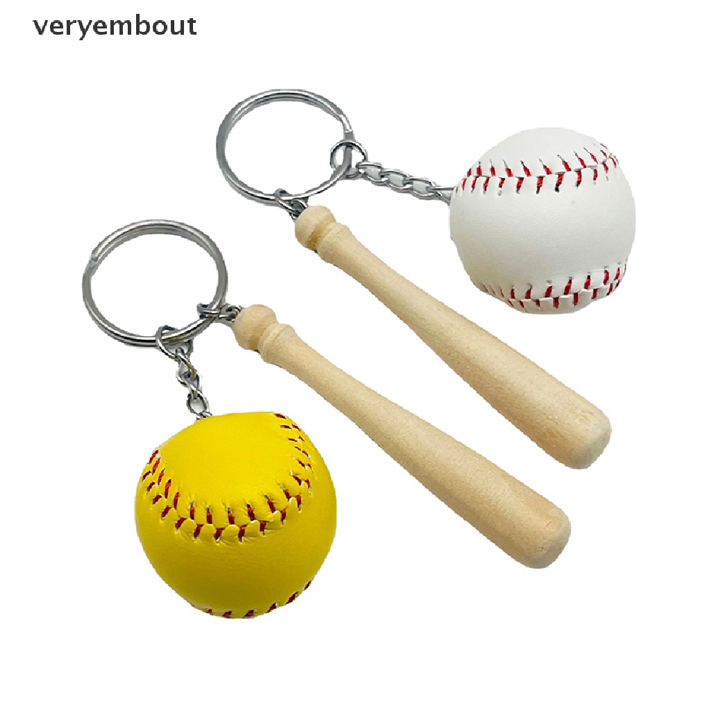 Móc Khóa Hình Quả Bóng Chày Mini Dễ Thương Sáng Tạo ut 2023
