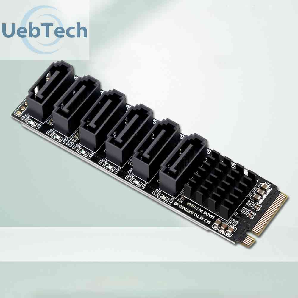 Card Mở Rộng M2 M-EKY PCIE3.0 Sang SATA6G Cho Ổ Cứng SATA