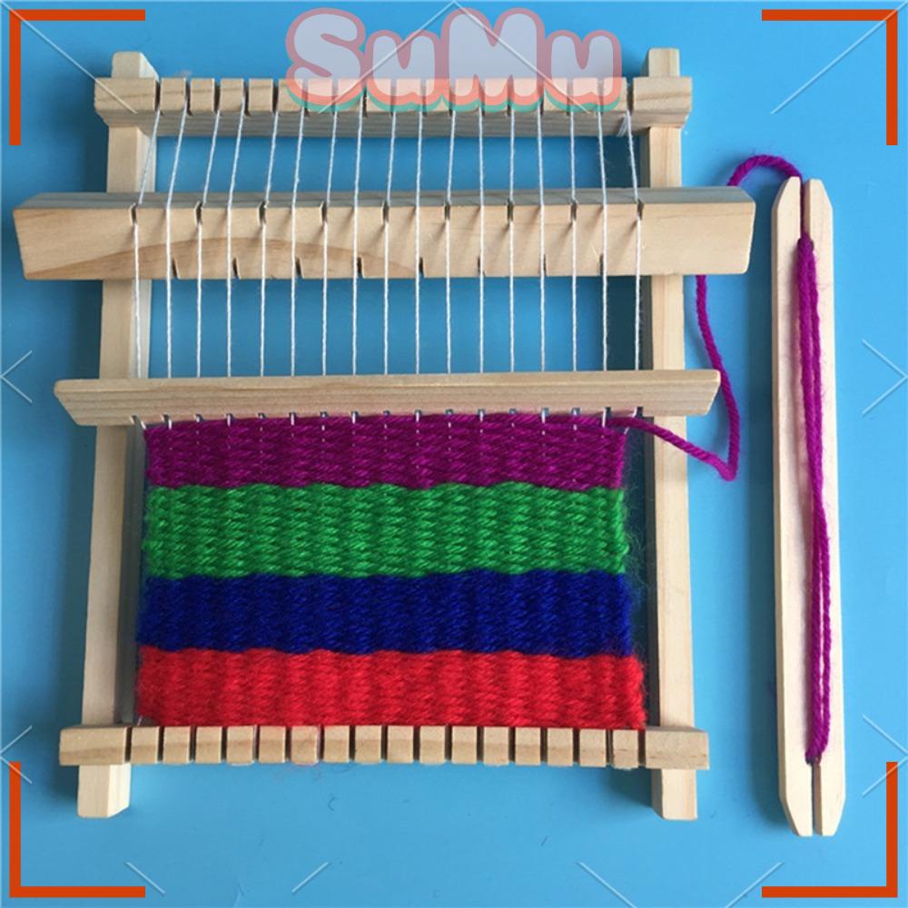 Bộ Khung Dệt Kim Mini Làm Thảm Thủ Công DIY Cho Bé