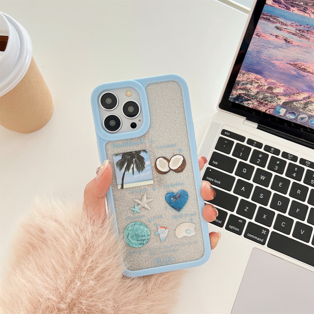 Ốp Điện Thoại Tpu Dẻo Trong Suốt Thiết Kế Đơn Giản Xinh Xắn Cho iphone 14 Pro Max 13 12 11