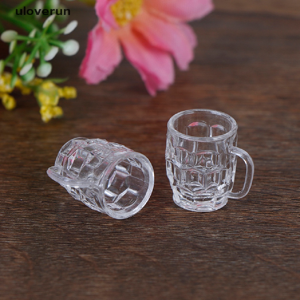 Uloverun Set 2 Ly Rượu mini Tỉ Lệ 1: 12 Cho Nhà Búp Bê vn