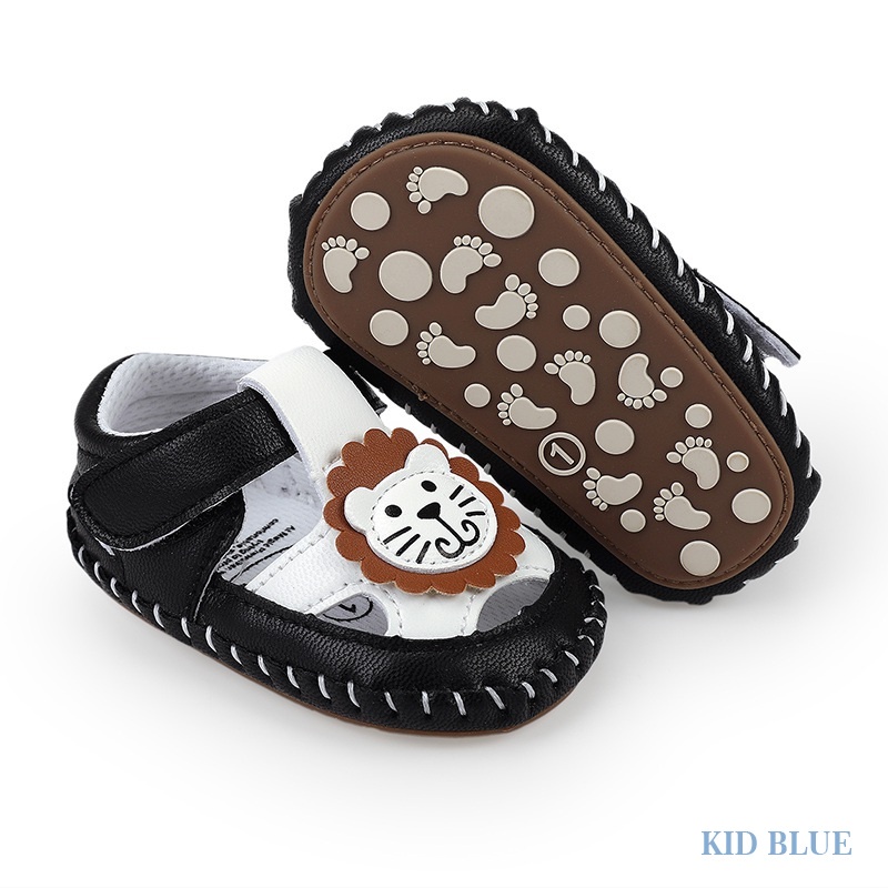 Giày Đế Mềm Chống Trượt Thoáng Khí Thoải Mái In Hình Thú Hoạt Hình Dễ Thương Thời Trang Xuân Hè Cho Bé