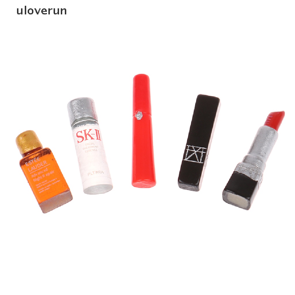 Set 5 Mô Hình Môi Mỹ Phẩm Tỉ Lệ 1: 12 Trang Trí Nhà Búp Bê DIY