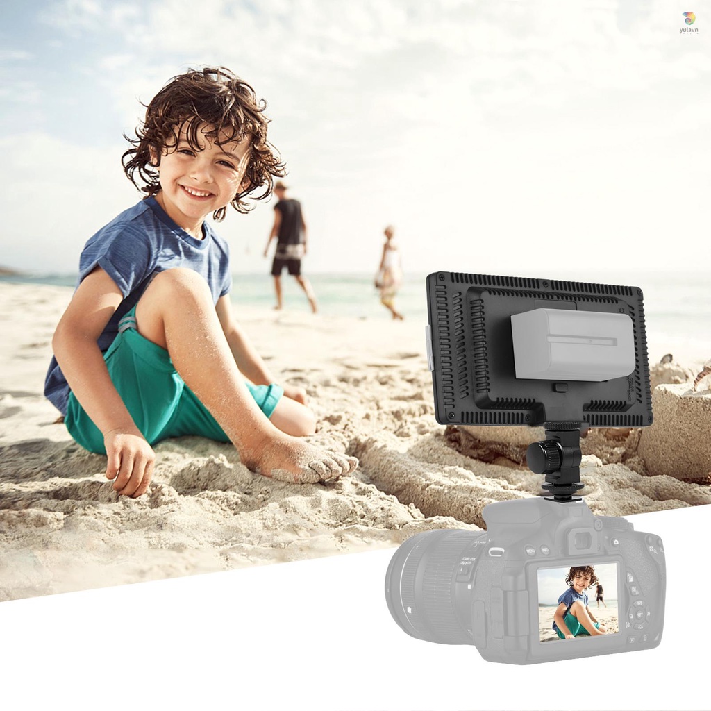 Bảng Đèn LED-416 Ánh Sáng Trắng Điều Chỉnh Được Nhiệt Độ 3200-5600K 1 / 4 Inch S