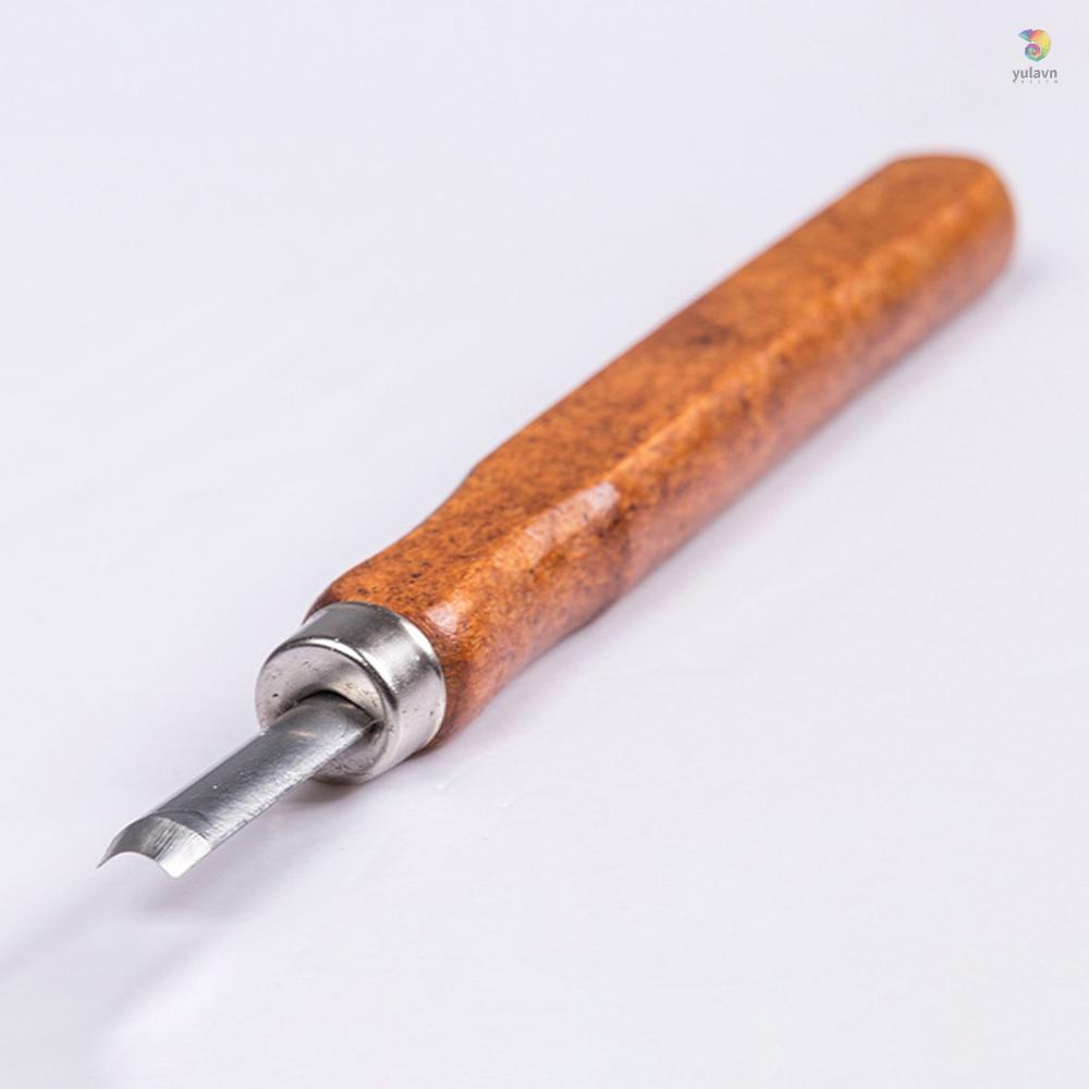 Bộ 12 Dụng Cụ Điêu Khắc Gỗ DIY Chuyên Dụng