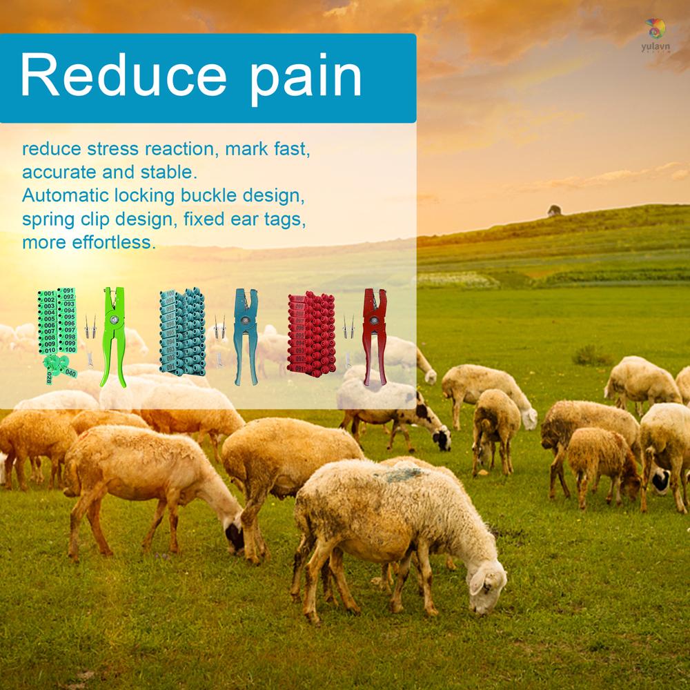 Kìm Gắn Thẻ Đánh Dấu Kèm 100 Ghim Và 2 Cờ Lê Chuyên Dụng