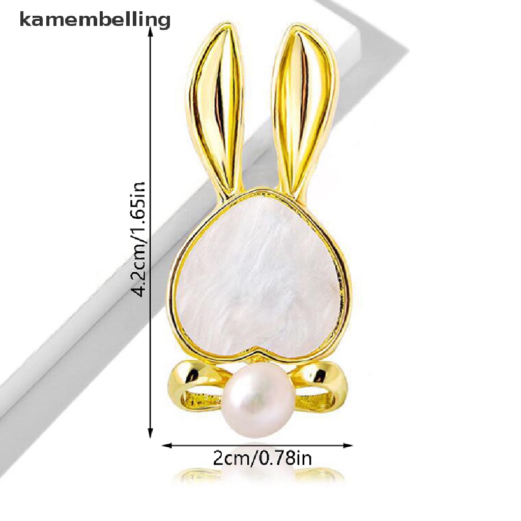 Kamembelling Ghim Cài Áo Hình Thỏ Nhỏ Xinh Chống Thất Lạc