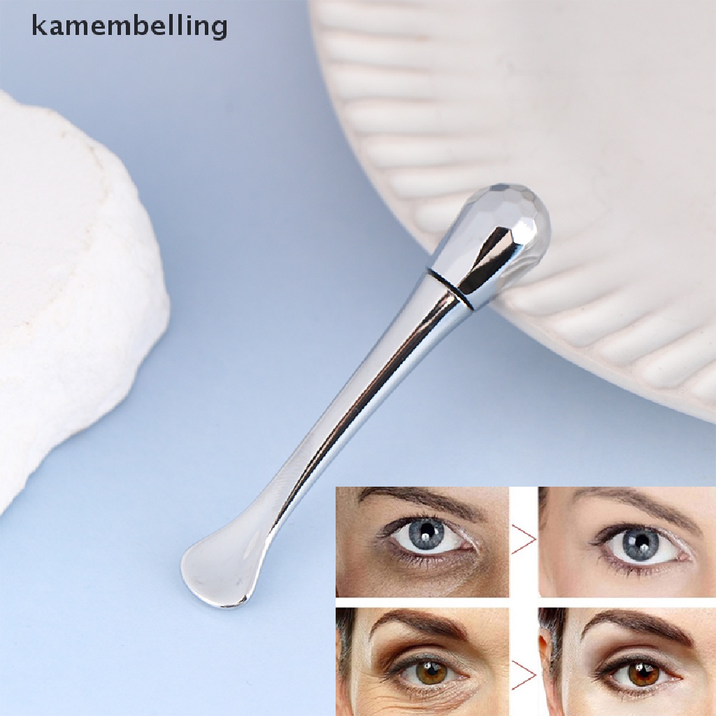 Kamembelling 1 Muỗng Kim Loại Mini Dùng Múc Kem Đắp Mặt Nạ Tiện Dụng