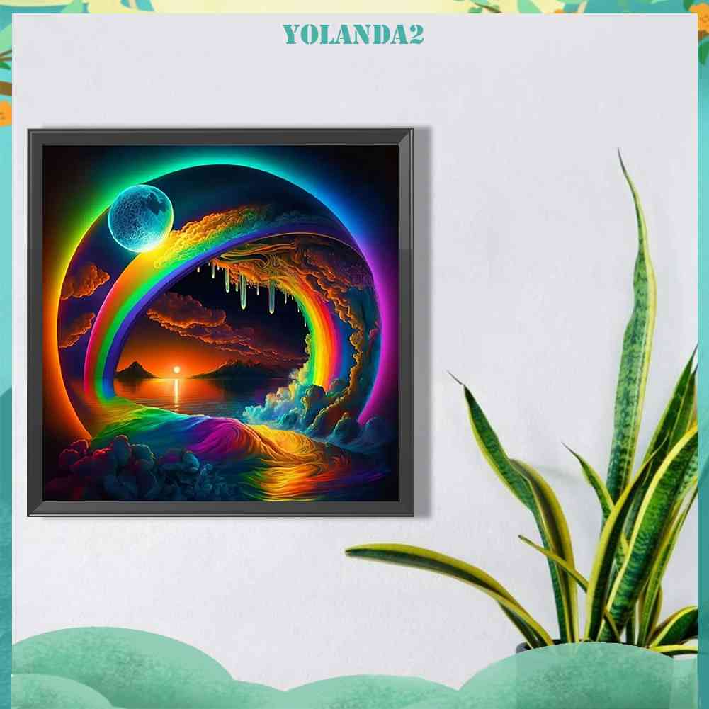 Tranh Đính Đá Kim Cương Toàn Bộ 5D DIY Hình Vẽ Trừu Tượng Trang Trí Nhà Cửa