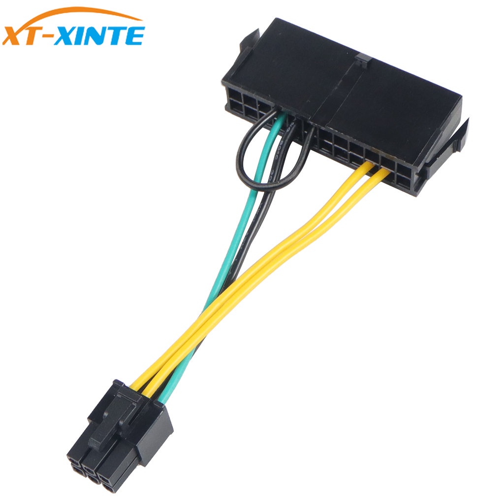 Dây Cáp Chuyển Đổi Nguồn XT-XINTE ATX 24Pin Sang 6Pin 24p Sang 6p 18AWG Cho Lenovo / DELL / Acer 3050 6 PIN
