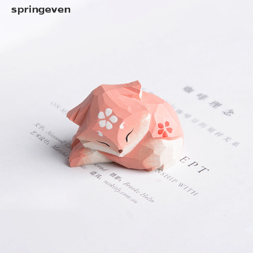 Móc Khóa Nhỏ Chạm Khắc Thủ Công Hình Cáo Sáng Tạo Để Bàn Trang Trí Ba Lô / Móc Khóa