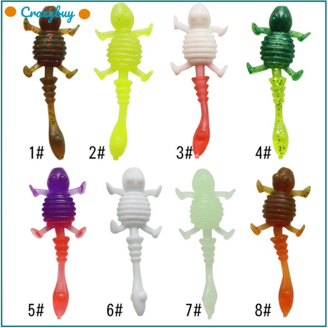 Cr Set 10 Mồi Giả Mềm Câu Cá Hiệu Quả