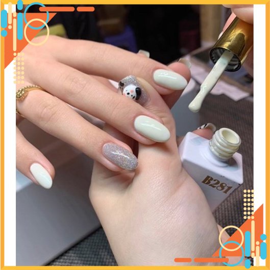 [SALE] Sơn gel hot trắng sữa B281 - hoainail88 - Shop Hoài Nail