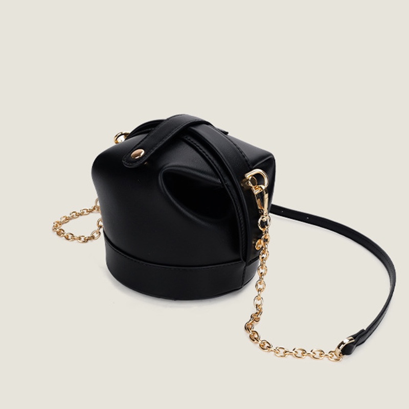 Túi Đeo Vai Màu Trơn Dây Xích Thời Trang Chất Lượng Cao Cho Nữ