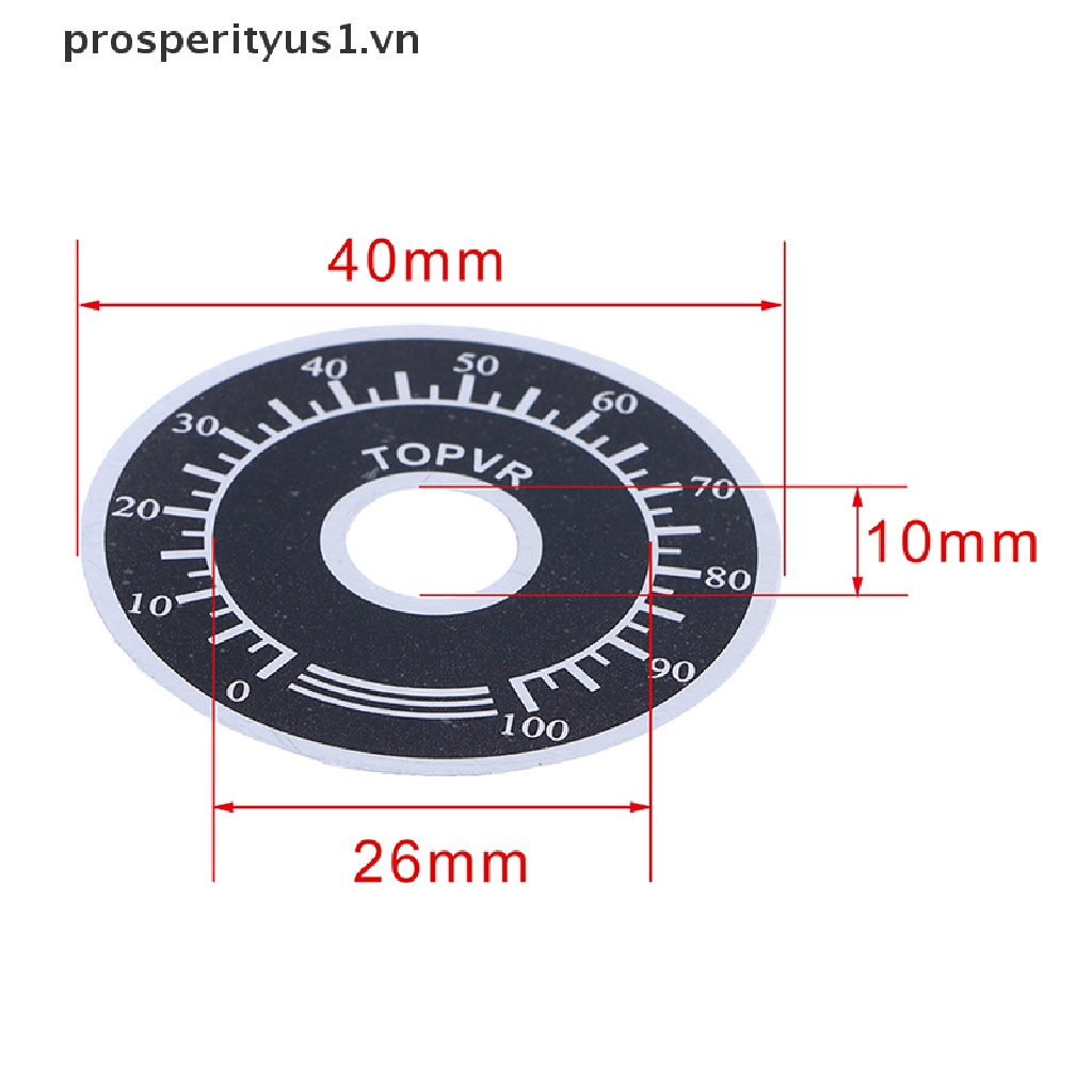 1 Bộ Chiết Áp Xoay Phim Carbon Có Núm Vặn Cho RV24YN20S prosperityus1