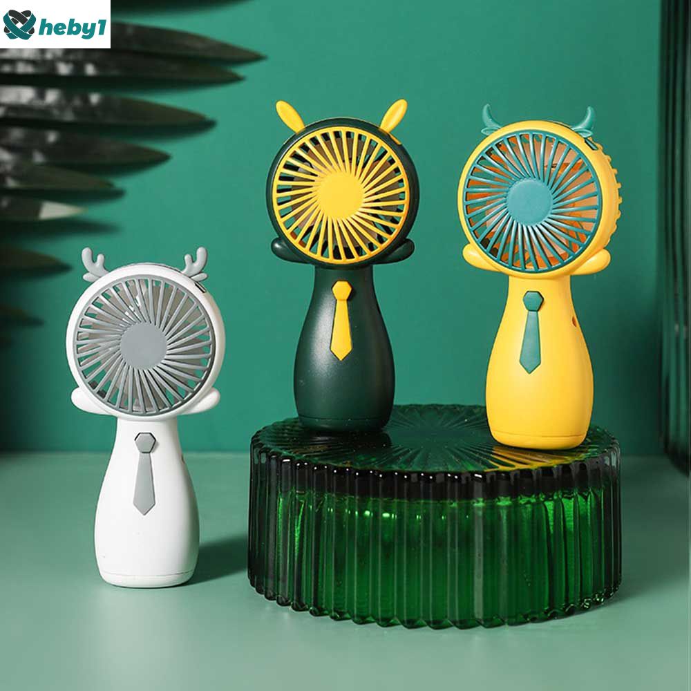 Giá Đỡ Điện Thoại Di Động Quạt Nhỏ Cầm Tay Sạc Usb Hoa Quả Mini Cầm Tay Văn Phòng Sinh Viên Điện Heby1