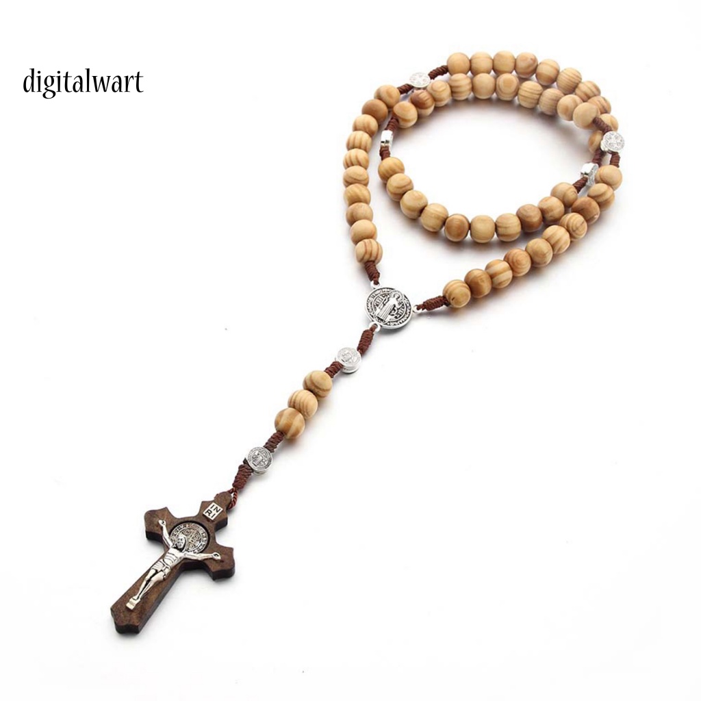 Kỹ Thuật Số| Vòng cổ Hạt Gỗ Thời Trang Đức Mẹ Mary Hàng Ngày