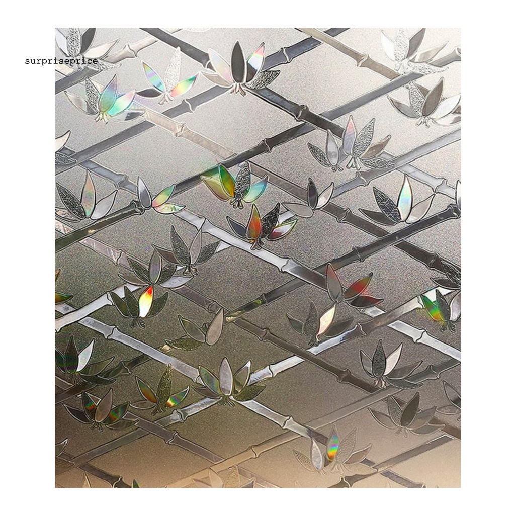 1 Tấm Sticker Dán Tường Họa Tiết Lá Cây 3D Chống Trầy Xước Tiện Dụng