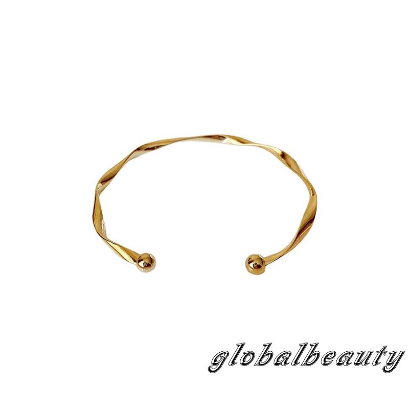 Vòng Đeo Tay Dạng Hở Màu Sắc Đơn Giản Thời Trang Cho Nữ