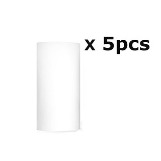 5 Rolls 57*30mm Color Printer Paper Self-adhesive Printable Sticker Paper Roll