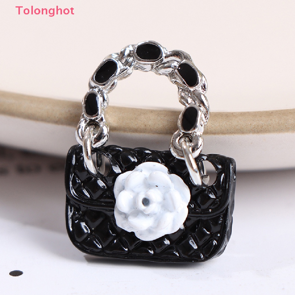 Set 2 Túi Xách Da Đeo Vai Thời Trang Cho Búp Bê 1: 6 1: 12