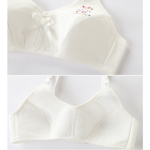 Áo Lót Hai Dây Bằng Cotton Có Thể Điều Chỉnh Cho Bé Gái 10-13 Tuổi