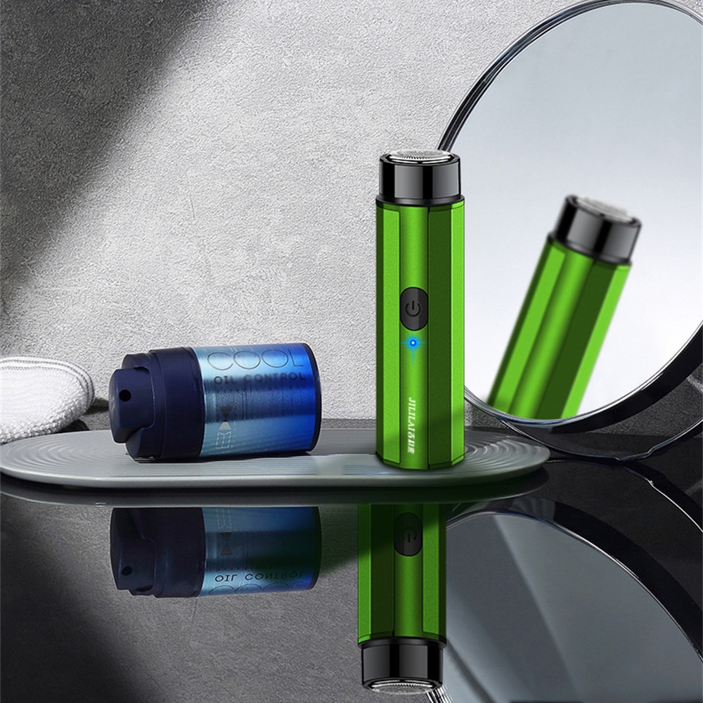 Dao Cạo Râu / Lông Mũi / Râu Mini Sạc Usb Mang Đi Tiện Dụng Cho Nam