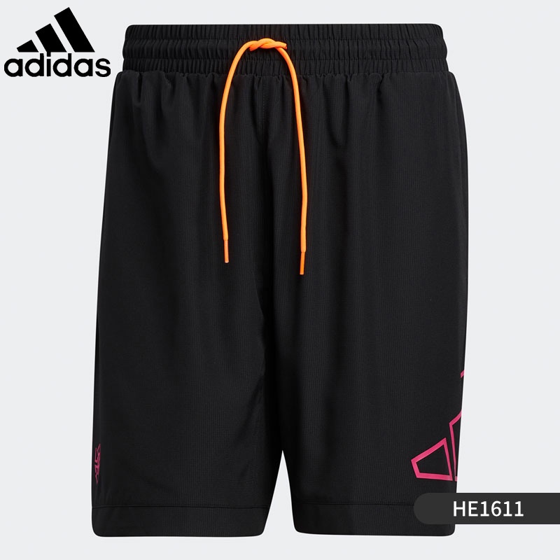 Quần Short Thể Thao Adidas Chất Liệu 100% Cotton Co Giãn Phối Dây Rút Thời Trang Unisex