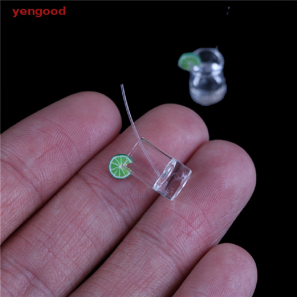 Set 2 Ly Nước Chanh Mini Tỉ Lệ 1: 12 Trang Trí Nhà Búp Bê