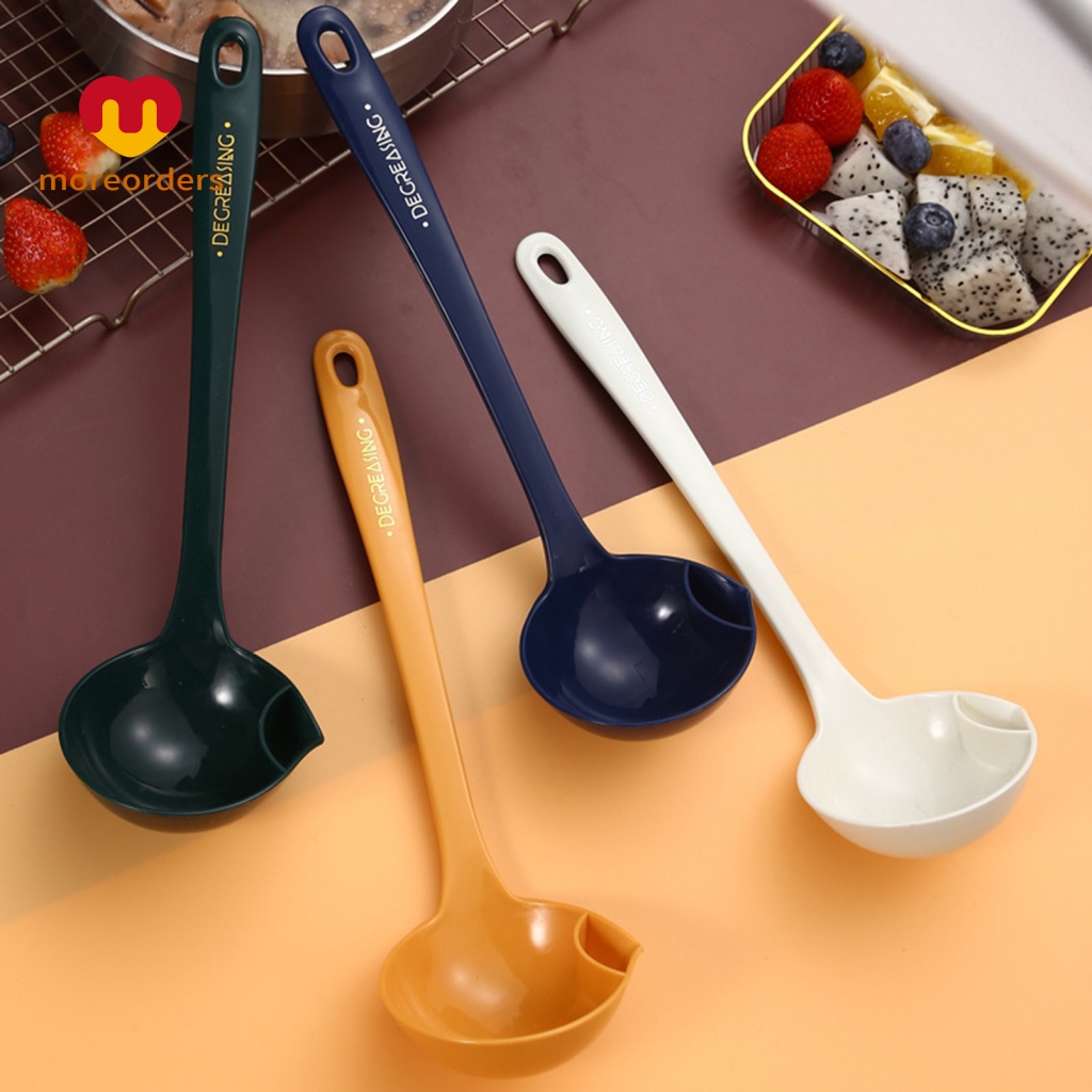 Muỗng Lọc Dầu Bằng Nhựa Cấp Thực Phẩm Chống Biến Dạng Tiện Dụng Cho Nhà Bếp