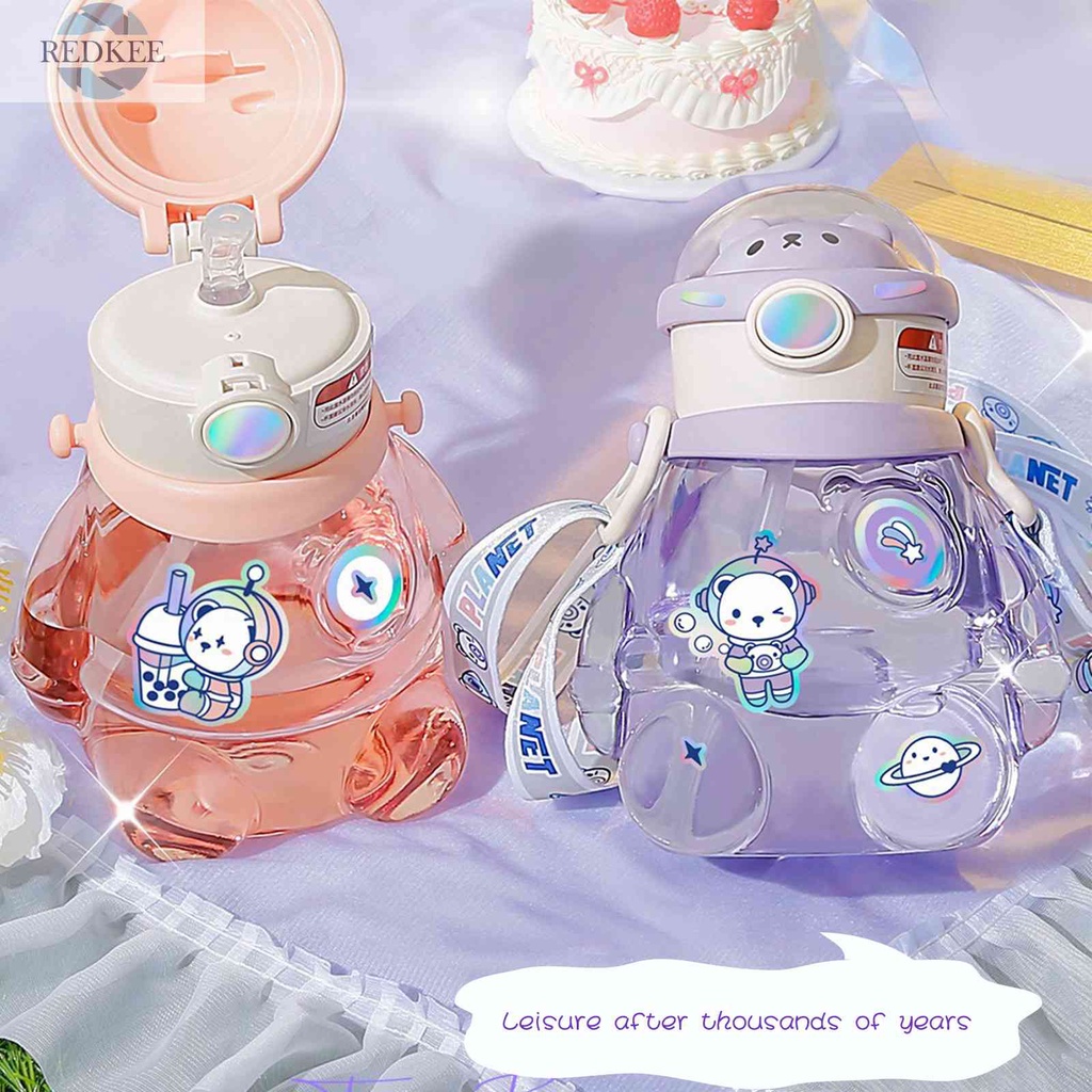 Bình Nước 700ml Hình Gấu Dễ Thương