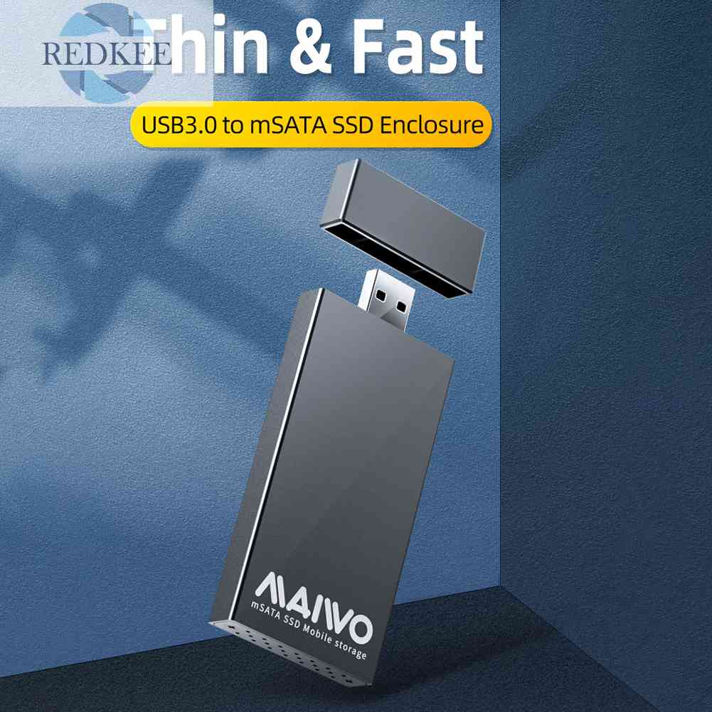 Hộp Đựng Ổ Cứng Di Động MAIWO K1642S 5Gbps USB 3.0 Sang mSATA SSD Bằng Hợp Kim Nhôm