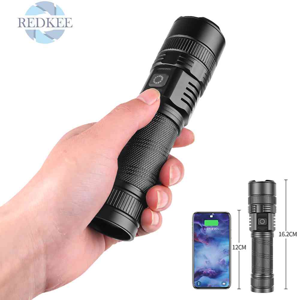 Đèn Pin LED IPX4 Chống Nước 5 Chế Độ Tiện Dụng