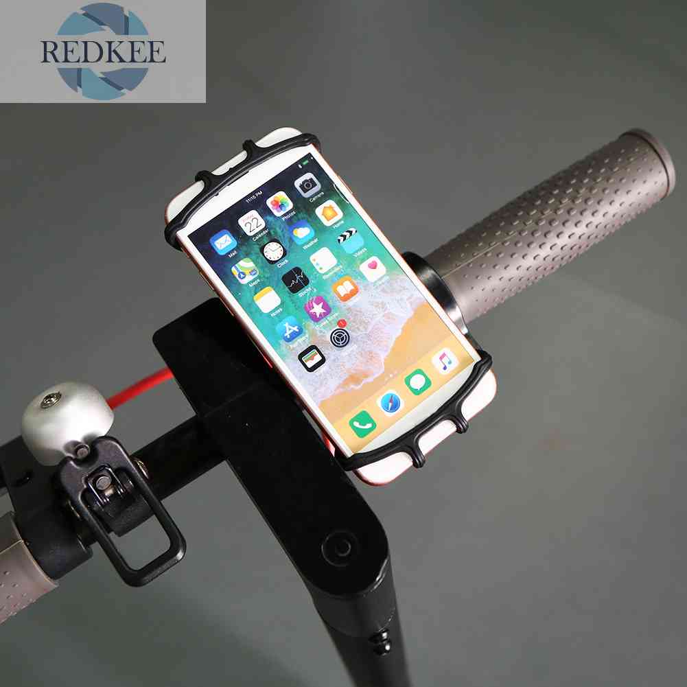 Giá Đỡ Điện Thoại Bằng Silicone Gắn Tay Lái Xe Đạp