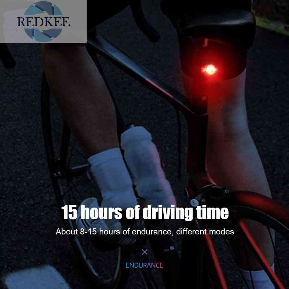 Đèn LED Cảnh Báo An Toàn Chống Nước Gắn Đuôi Xe Đạp Leo Núi