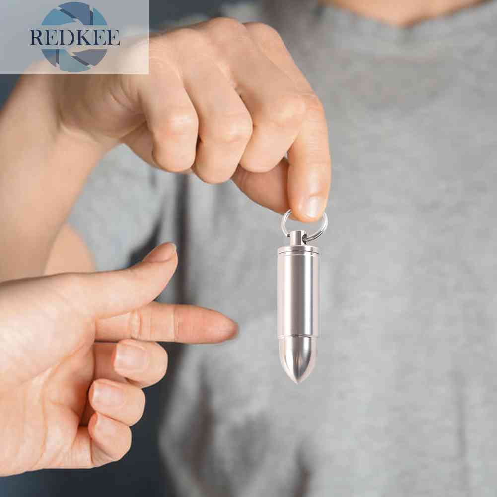 Hộp Đựng Thuốc Mini Có Móc Khóa Tiện Lợi